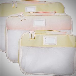 Calpak 3 piece packing cubes Sorbet new